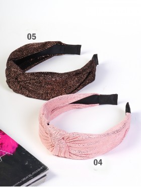 Solid Colour No Headsore Shimmered Headband